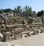 Senovinio amfiteatro Myra priekis